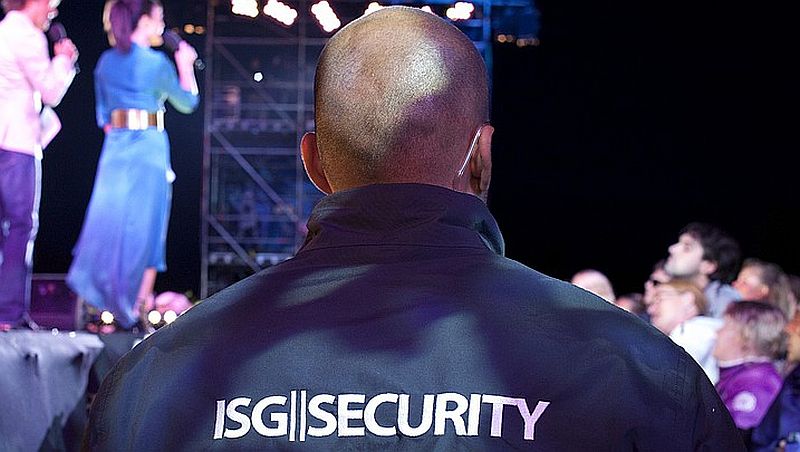 evenementen beveiliger isg security