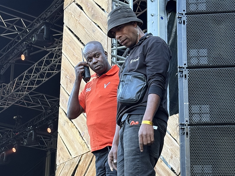 On stage beveiliging bij Reggae Lake Festival 2025 | ISG Security
